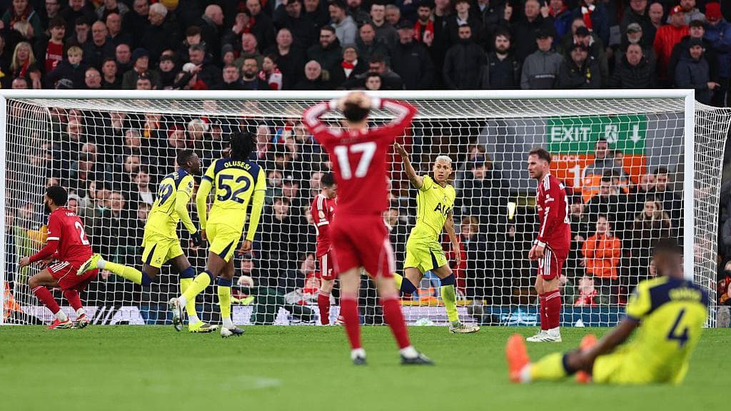 Reds 'looked laboured' against Spurs