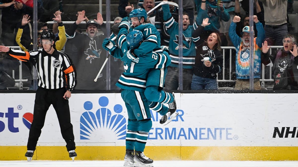 Macklin Celebrini guides Sharks to another late win as playoff hopes resurface