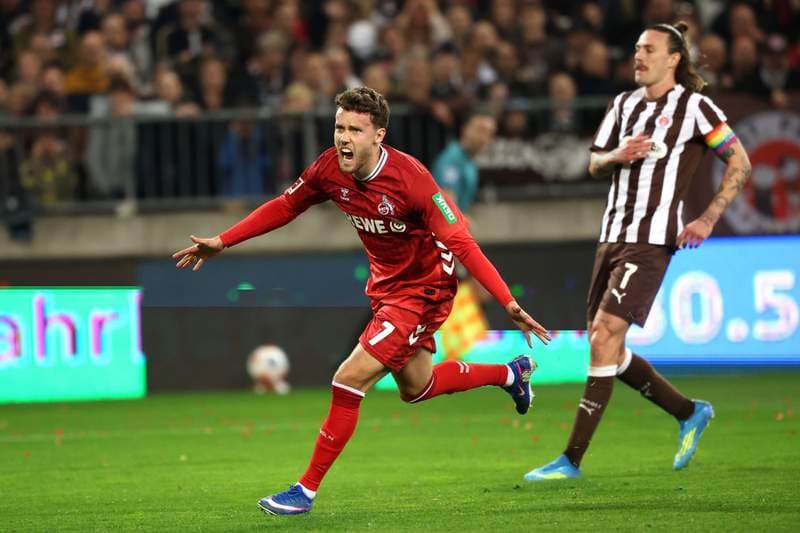 Cologne rescue late draw in thrilling match at St Pauli