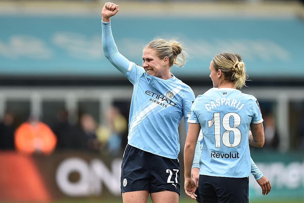 Jeglertz admits Man City ‘not playing their best’ but says players’ determination can secure WSL title