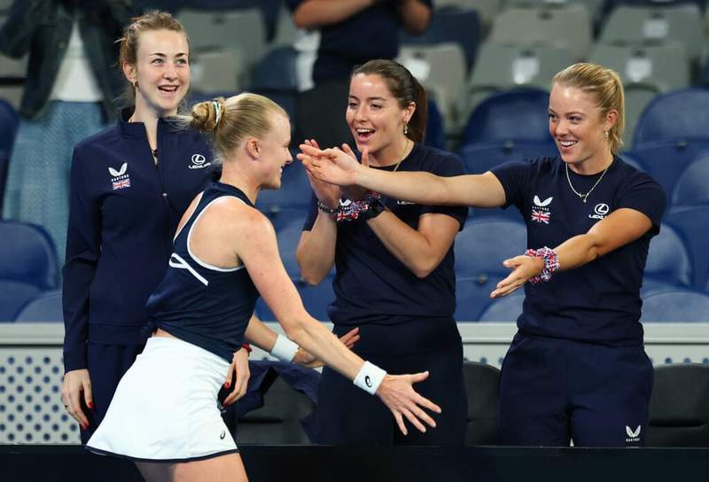 A new British tennis star may have just emerged at the Billie Jean King Cup