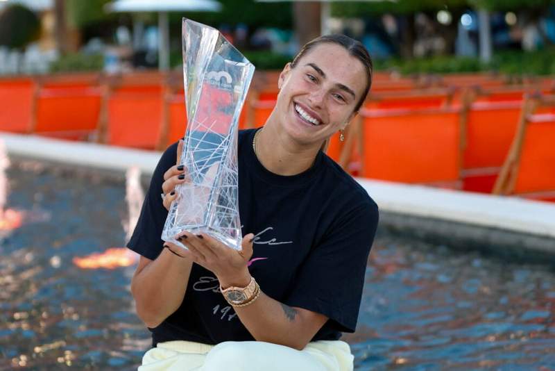 Miami Open win puts Aryna Sabalenka within reach of Serena Williams record