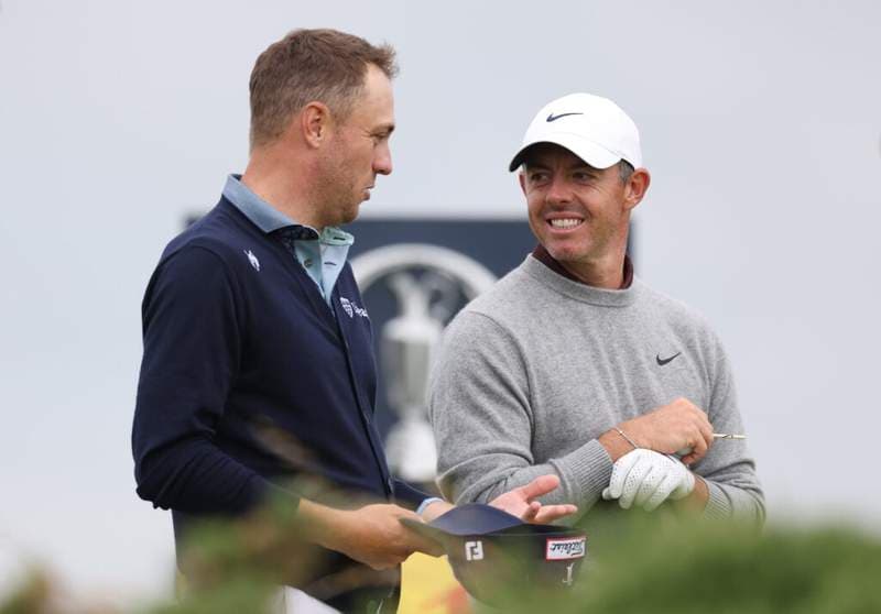 Justin Thomas claims Rory McIlroy hit a shot nobody else on Tour could at Quail Hollow on Friday