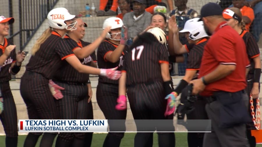 Texas High Lady Tigers clinch playoff spot with 16-1 win over Lufkin