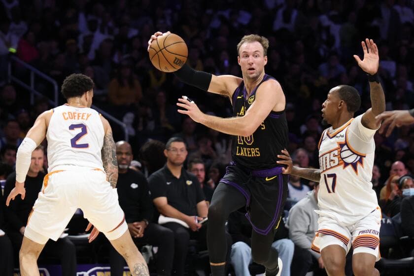 'He does so many more things.' How Luke Kennard became the Lakers' emergency point guard