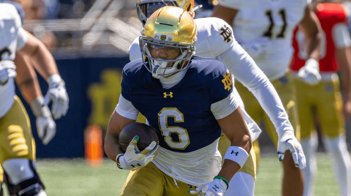 Jordan Faison Is Poised To Become The Go-To Pass Catcher For Notre Dame