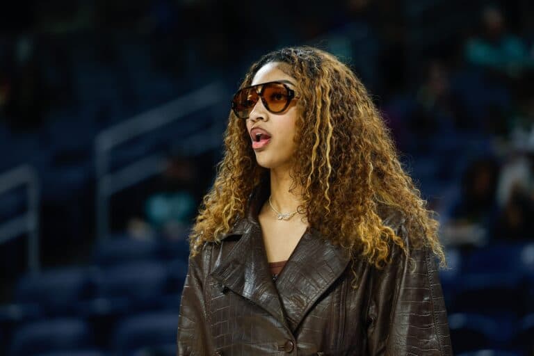 Women’s basketball star Angel Reese on the cover of Vogue Australia