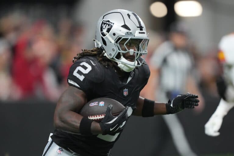 Raiders’ Ashton Jeanty weighs in on Fernando Mendoza-Ty Simpson debate