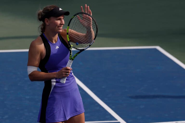 Former WTA World No. 1 Caroline Wozniacki shares viral videos of kids’ tennis skills