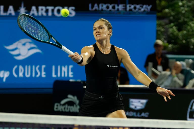 Why doesn’t Caty McNally have a clothing sponsor