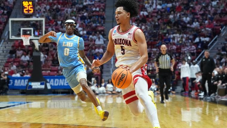What channel is Arizona vs. Utah State on? Time, TV schedule, live stream to watch March Madness Round 2 game