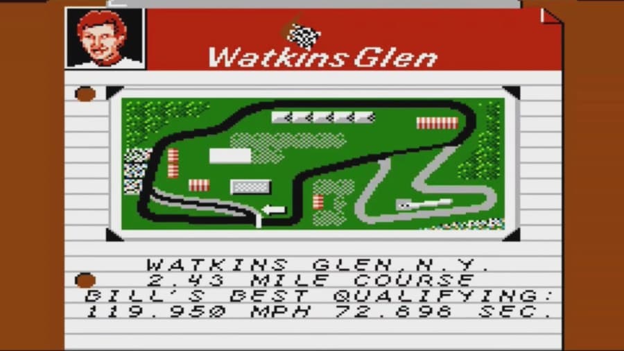 18 Sports Flashback – 1991 WGI featured on Bill Elliott’s Nintendo game