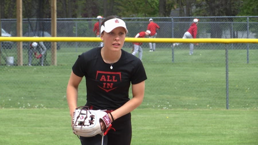 Laingsburg softball’s Skylar Stiff finds gratitude through adversity