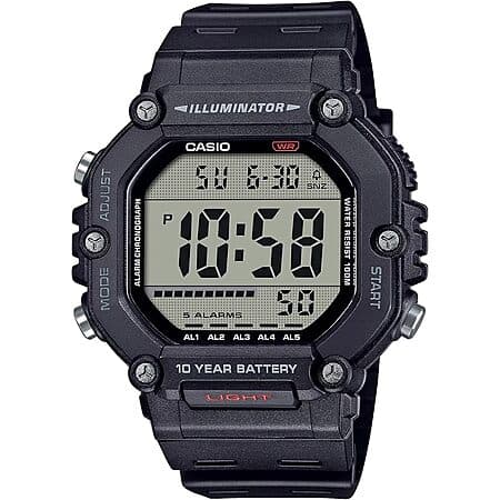 $27.57* | Casio Illuminator Men's 49.7 mm Digital LED Sports Watch (Black) at Amazon