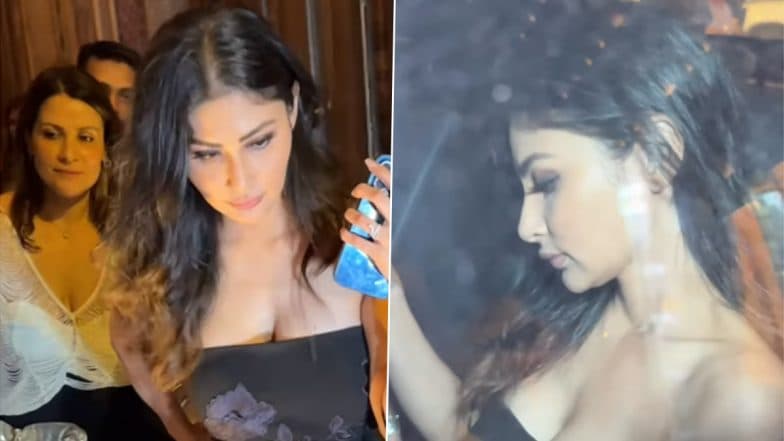 Mouni Roy Ignores Paparazzi As She Makes First Public Appearance Amid Suraj Nambiar Divorce Rumours (Watch Video) |  LatestLY