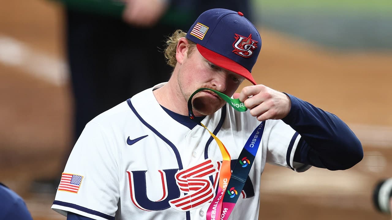 Team USA stars rip silver medals off necks after World Baseball Classic final loss to Venezuela