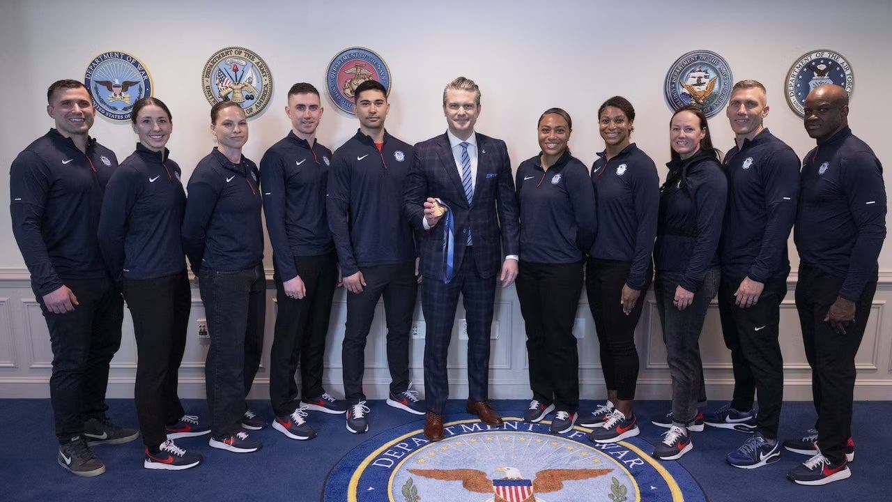 Military Olympians honored at the Pentagon, against backdrop of Iran war