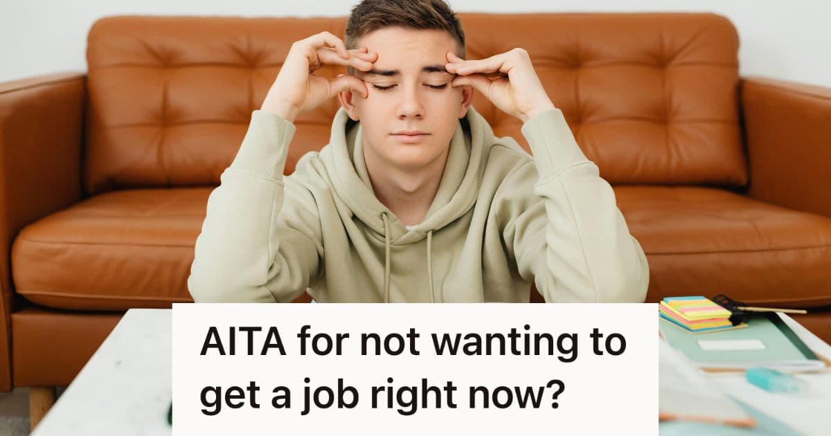 Overwhelmed Student Tried To Get Through His Senior Year With His Sanity Intact, But When His Parents Decided His Schedule Wasn’t Full Enough, They Threatened To Kick Him Out Unless He Got A Job