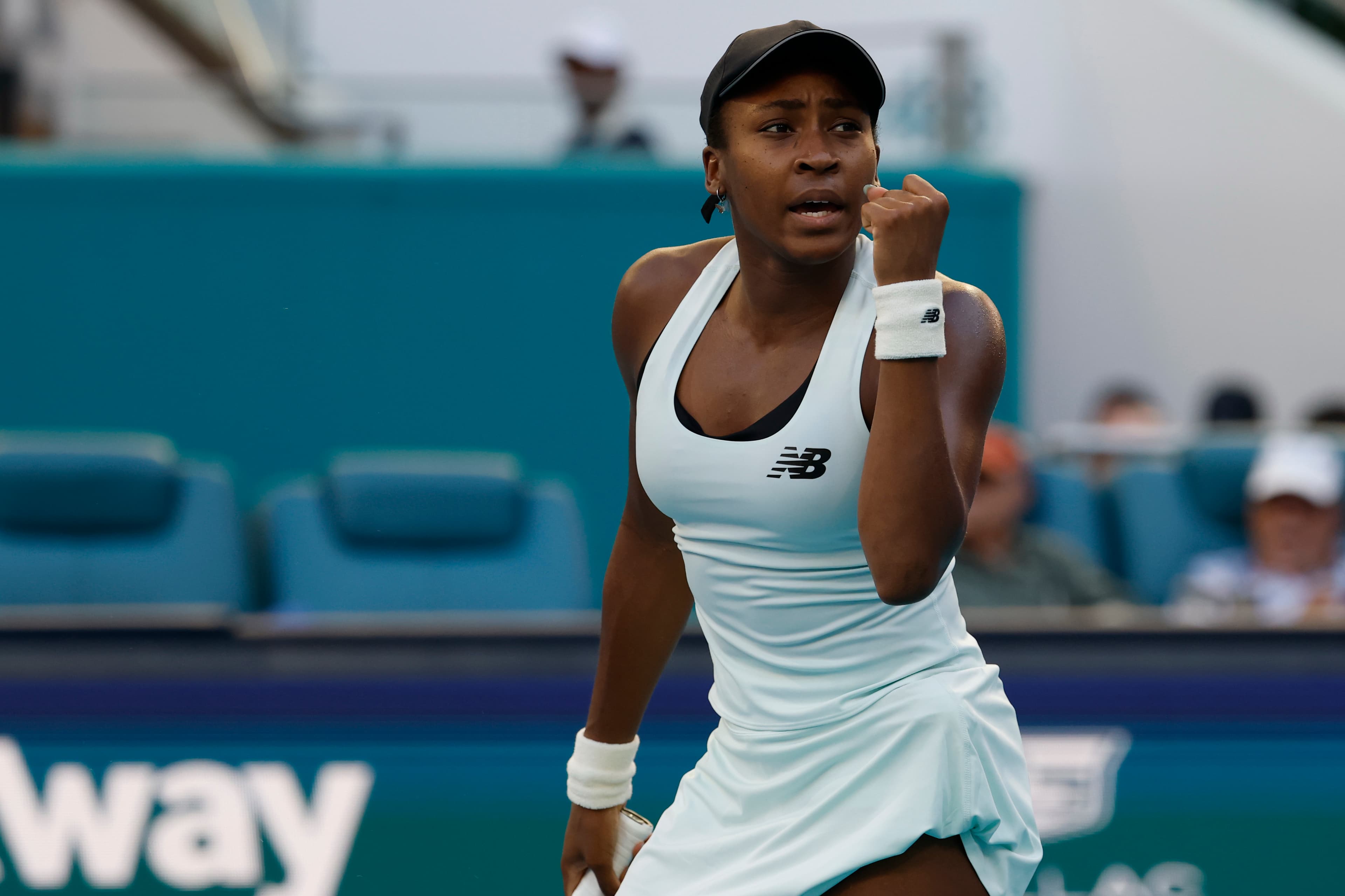 Coco Gauff battles her way into Miami Open third round