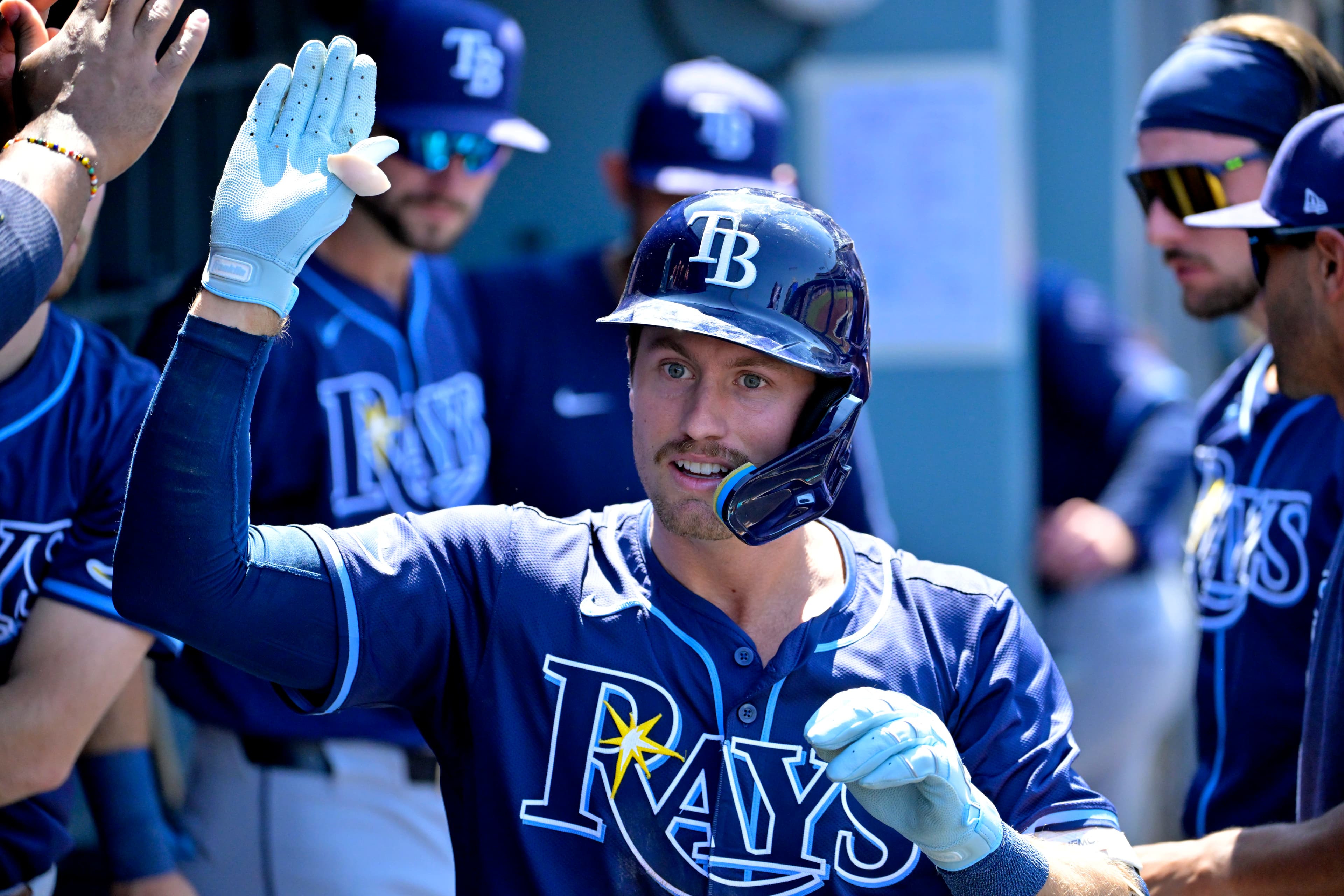 Tampa Bay Rays outfielders get first look at renovated Tropicana Field ahead of Opening Day
