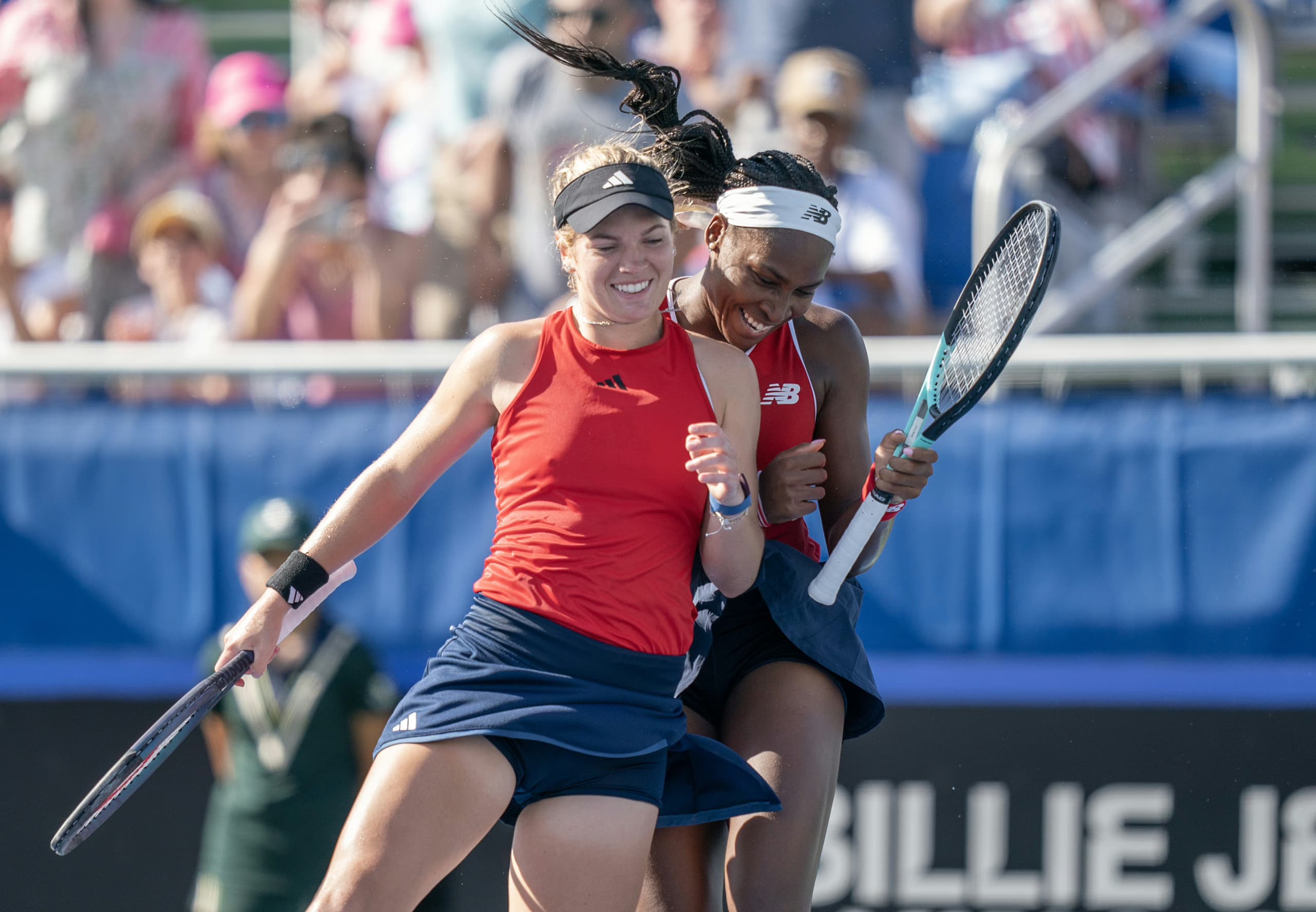 McCoco wins first match back together at Italian Open